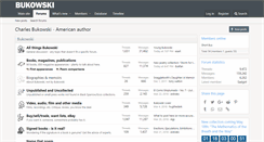 Desktop Screenshot of bukowskiforum.com