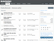 Tablet Screenshot of bukowskiforum.com